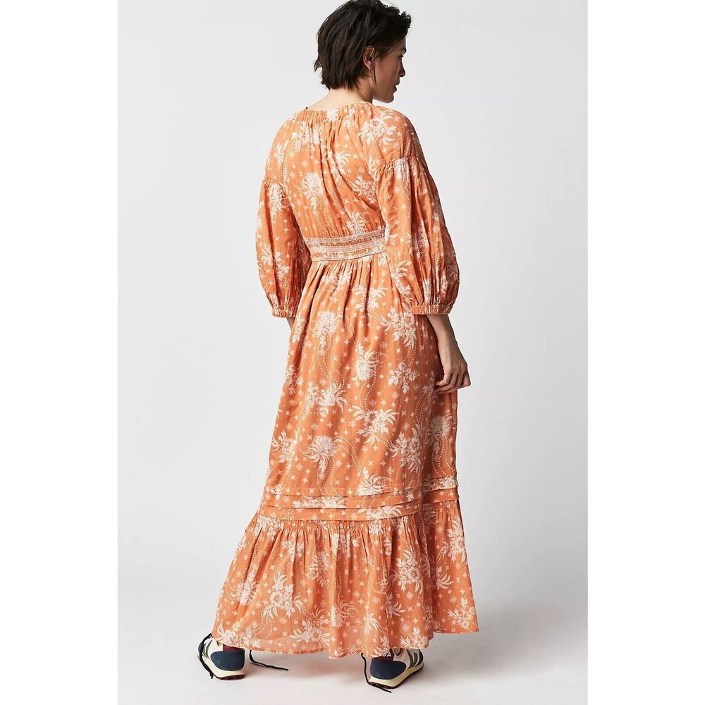 New Free People Golden Hour Maxi Dress size Medium - Picture 3 of 9